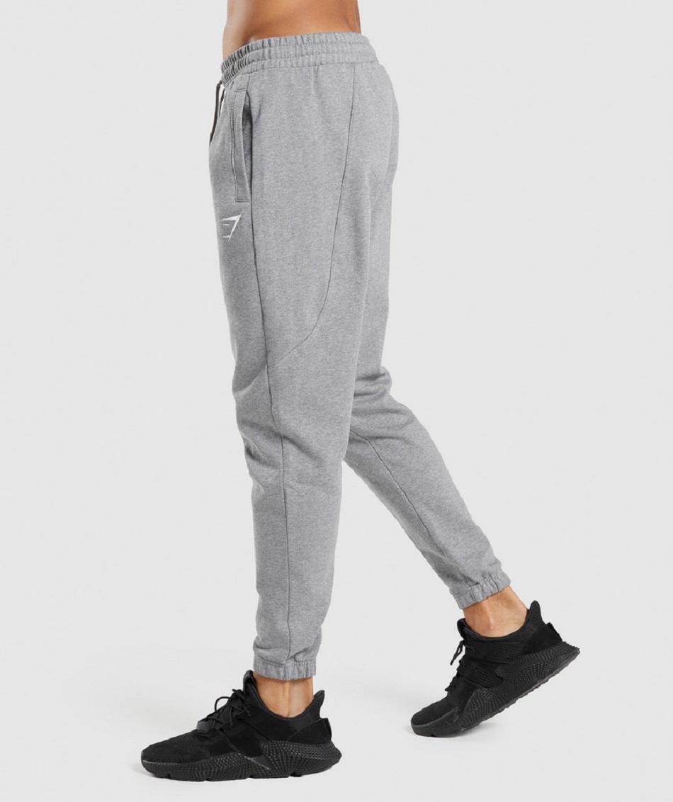 Pantalones Jogger Gymshark Essential Hombre Gris | CO 3728VRW